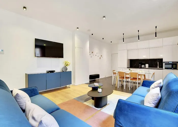 Modern - 1br-6p - Ac - Marais Apartamento