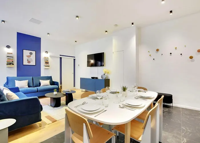 Modern - 1br-6p - Ac - Marais Apartamento *