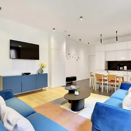 Modern - 1br-6p - Ac - Marais Apartmán