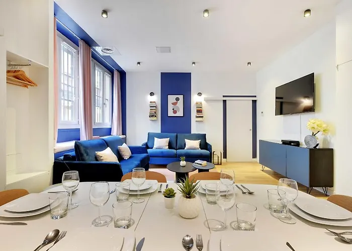 Modern - 1br-6p - Ac - Marais Paříž