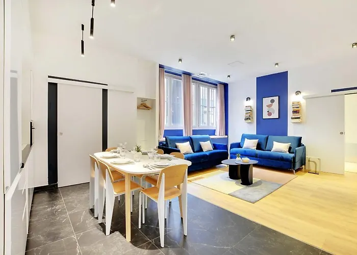 Apartmán Modern - 1br-6p - Ac - Marais