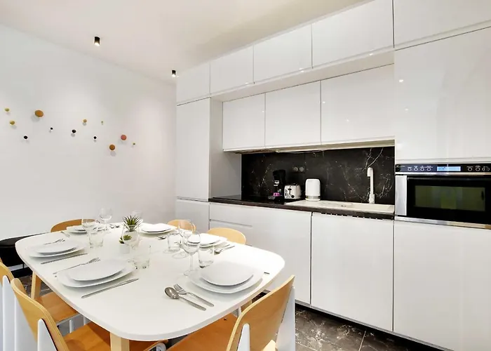 Modern - 1br-6p - Ac - Marais Apartmán *