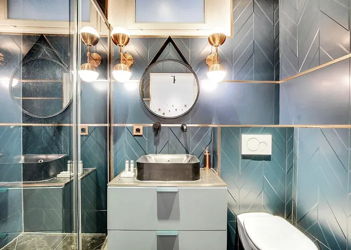 Modern - 1br-6p - Ac - Marais Apartmán *